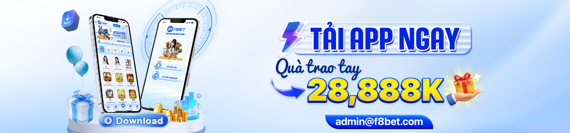chương trình tải app nhận quà tại f8bet casino